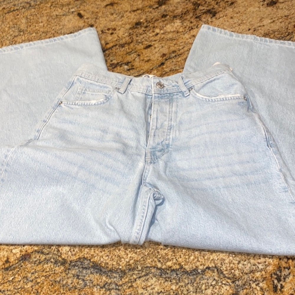 Free People Laundry Crop Wide Leg Jeans - Picture 4 of 7
